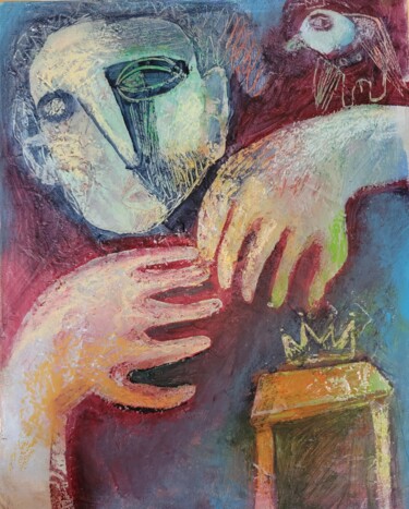 Peinture intitulée "Desire for power" par Liana Asatryan, Œuvre d'art originale, Huile