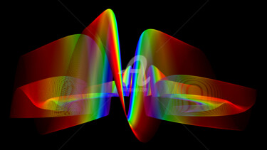Digital Arts titled "Double Star Gate" by Elkement (Elke Stangl), Original Artwork, 3D Modeling