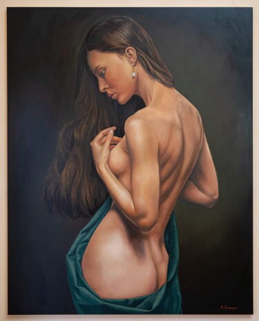"Suleima" Malerei mit dem Titel ""Suleima"" von Alfredo Campagna, Original-Kunstwerk, Öl