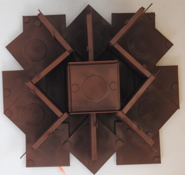 Sculpture intitulée "N° 9" par Marc, Œuvre d'art originale, Bombe aérosol