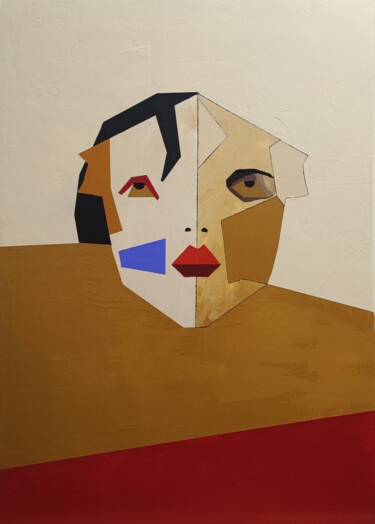 Volte-Face 绘画 标题为“Volte-Face” 由Jérémy Magnanou (Jemy-Art), 原创艺术品, 丙烯 安装在木质担架架上