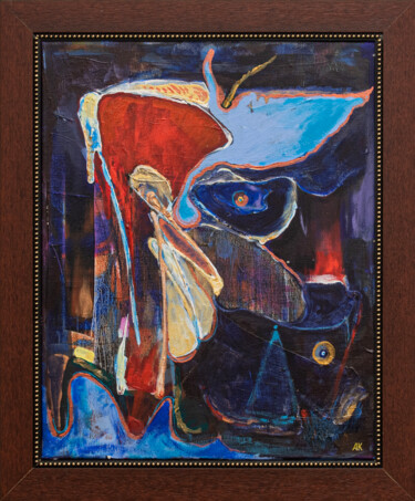 绘画 标题为“Three angels. Part…” 由Alexander Klyatskiy, 原创艺术品, 丙烯