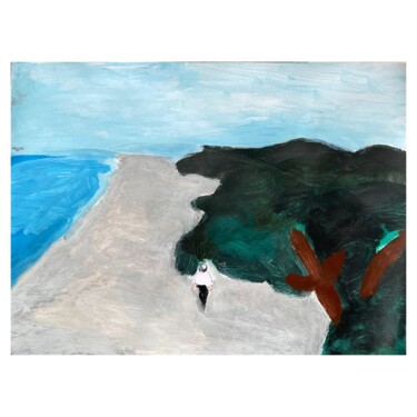 Painting titled "Sea artworks" by Irfan Ajvazi, Original Artwork, Acrylic
