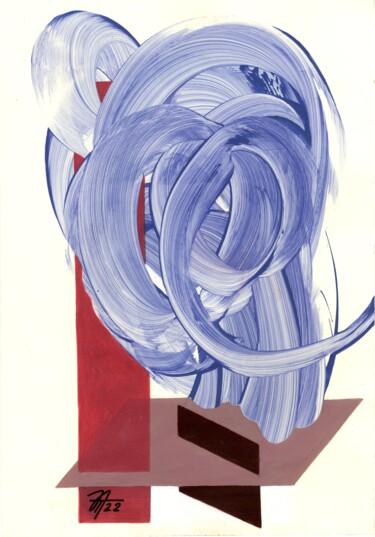 Painting titled "Из цикла "Дуальност…" by Nega, Original Artwork, Acrylic