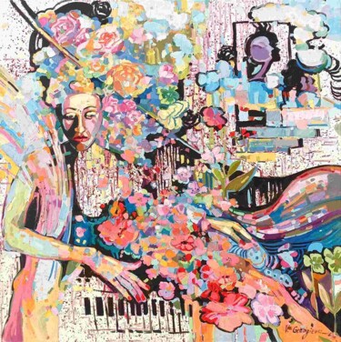 It's time For Spring inside of me 绘画 标题为“It's time For Sprin…” 由Vanya Georgieva, 原创艺术品, 油