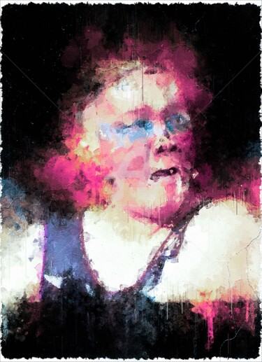 Arte digital titulada "Aja Kong 01" por Leonardo Lillian, Obra de arte original, Pintura Digital