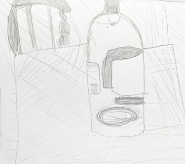 Drawing titled "Moleskine Drawings" by Irfan Ajvazi, Original Artwork, Marker