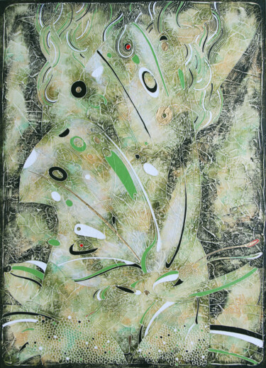 Peinture intitulée "FIDELITY FOR AKIKO" par Vasili Zianko, Œuvre d'art originale, Acrylique