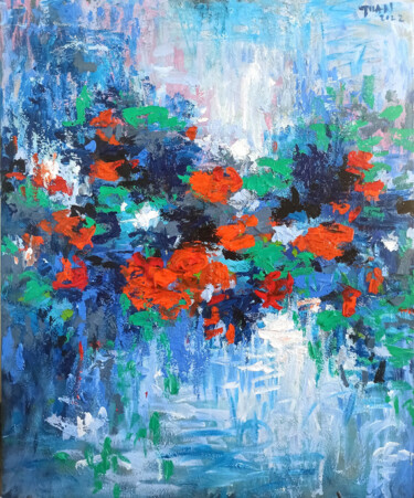 Water lily, Flower of purity 31 绘画 标题为“Water lily, Flower…” 由Anh Tuan Le, 原创艺术品, 丙烯