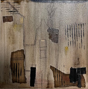 Peinture intitulée ""Révolu"" par Franck.A, Œuvre d'art originale, Acrylique
