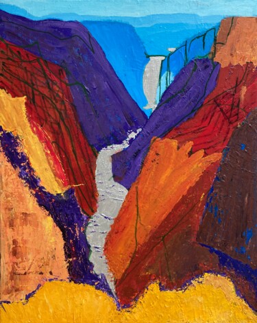 绘画 标题为“Canyon” 由Lisa Trevino, 原创艺术品, 丙烯