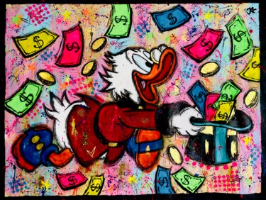 "Money Rain" başlıklı Tablo Jose Rivera tarafından, Orijinal sanat, Akrilik