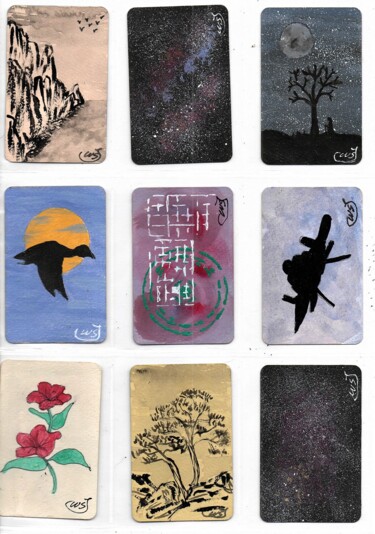绘画 标题为“geulim kadeu planch…” 由Mf Arts-Créations, 原创艺术品, 粉笔