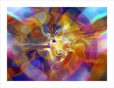 Arts numériques intitulée "TRIANGLE" par Pix-Peinture Kabuki, Œuvre d'art originale