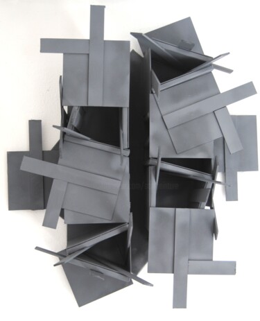 Sculpture intitulée "N° 10" par Marc, Œuvre d'art originale, Bombe aérosol