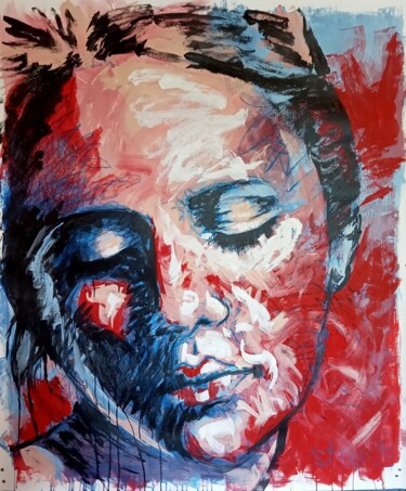 Painting titled "Without title" by Steve Spid, Original Artwork, Acrylic