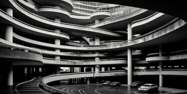 数字艺术 标题为“Parking06” 由Thapsus, 原创艺术品, AI生成的图像