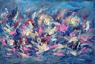 绘画 标题为“Water lily, Flower…” 由Anh  Tuan Le, 原创艺术品, 丙烯