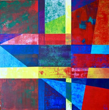 Peinture intitulée "ZENITH" par Pierre Calogero, Œuvre d'art originale, Acrylique Monté sur Châssis en bois