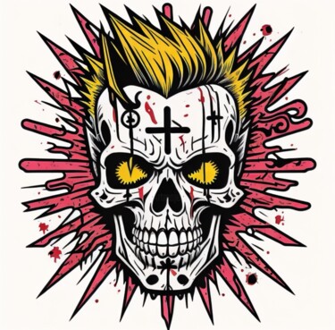 印花与版画 标题为“skullpop deluxe ser…” 由Skullvers3, 原创艺术品, 数字打印