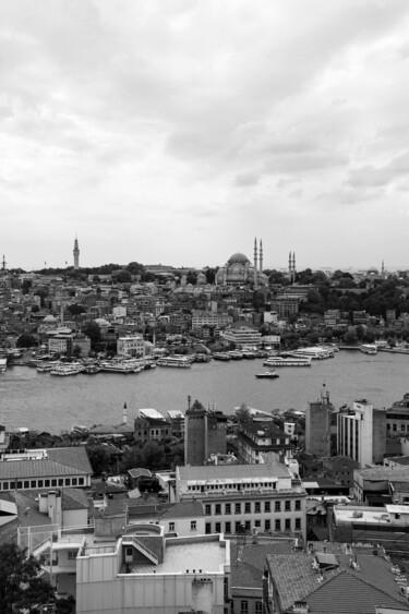 Istanbul City and Bosphorus - Constantinople Turkey Photography titled "Istanbul City and B…" by Farzad Frames, Original Artwork, Digital Photography