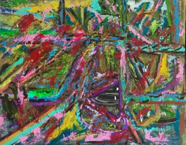 Pintura intitulada "Psicodelia" por Art Llorente Ruano, Obras de arte originais, Acrílico