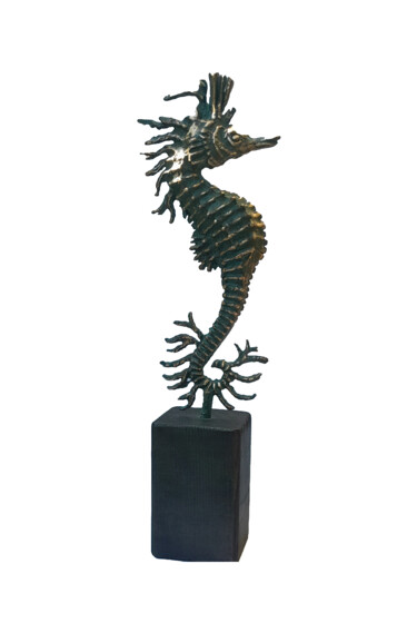 雕塑 标题为“sea horse 2” 由Helene Stanton, 原创艺术品, 青铜