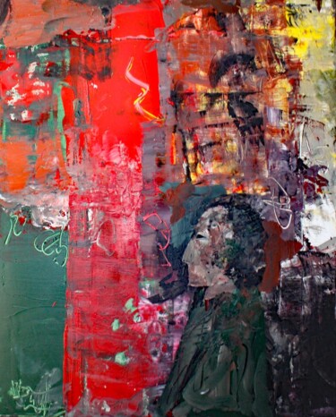 Peinture intitulée "GRAFFITIS URBAINS" par Jacques Donneaud, Œuvre d'art originale, Acrylique Monté sur Châssis en bois