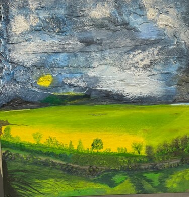 Peinture intitulée "Holes in a Canvas" par Graeme Callaghan, Œuvre d'art originale, Huile
