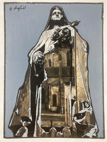 Peinture intitulée "11H34" par Raphaël André, Œuvre d'art originale, Acrylique