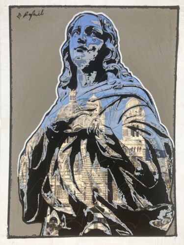 Peinture intitulée "12H20" par Raphaël André, Œuvre d'art originale, Acrylique