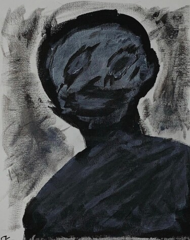 Schilderij getiteld "REM" door Carri Konttinen, Origineel Kunstwerk, Acryl