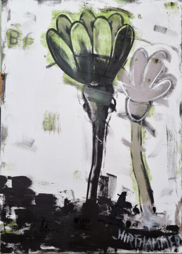 Malerei mit dem Titel "BG" von Josef Hirthammer, Original-Kunstwerk, Acryl