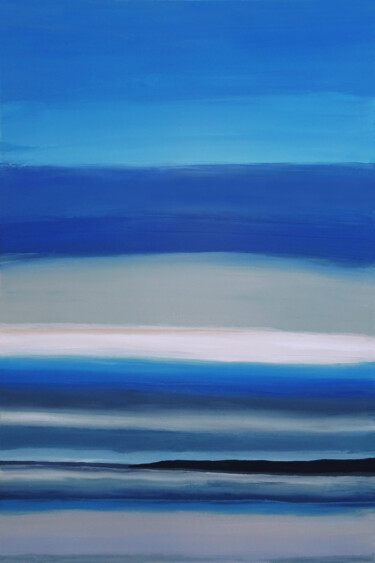 Peinture intitulée "Ciel & mer" par Laurent Gilbert, Œuvre d'art originale, Acrylique