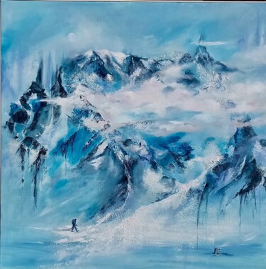 Peinture intitulée "Evasion" par Michèle Labbrecayla, Œuvre d'art originale, Huile