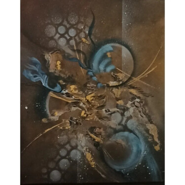 Peinture intitulée "L'autre monde" par Virginie Gauthier, Œuvre d'art originale, Acrylique