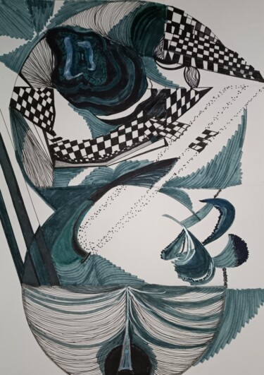 Tekening getiteld "Illustraties" door Babette Van Emmerik, Origineel Kunstwerk, Potlood