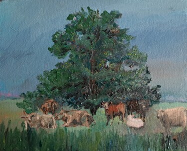 绘画 标题为“Landscape near Mado…” 由Laura Tuča, 原创艺术品, 油