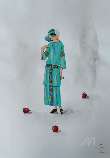 绘画 标题为“Застенчивая” 由Екатерина Бесполова, 原创艺术品, 丙烯