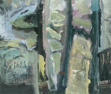 제목이 "three trees"인 미술작품 Mishyra Vladimir로, 원작, 기름
