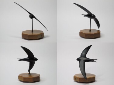 雕塑 标题为“Swift” 由Victor Utcin, 原创艺术品, 木