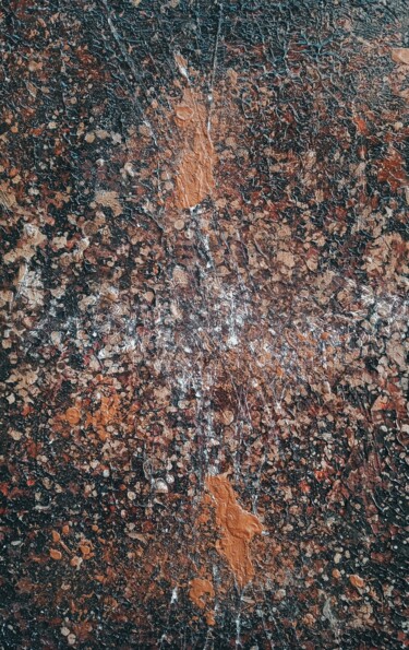 Pittura intitolato "CORTECCIA SCALFITA" da Peppeluciani, Opera d'arte originale, Acrilico Montato su Pannello di legno