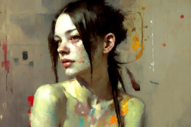 Digital Arts titled "Missing glance" by Halil Koç, Original Artwork, 2D Digital Work