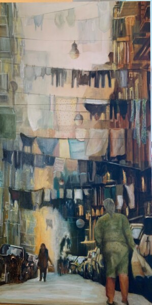 「Sous le soleil de d…」というタイトルの絵画 Lisbeth Buonannoによって, オリジナルのアートワーク, オイル