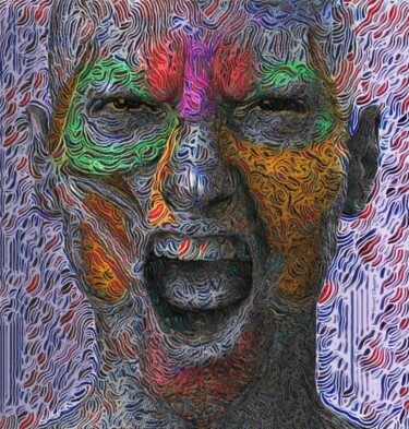 数字艺术 标题为“Cry” 由Youri Chasov, 原创艺术品, 数字油画