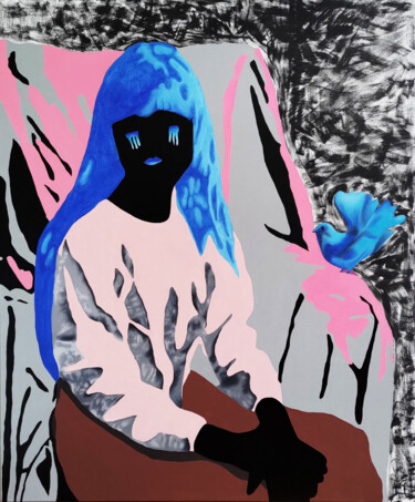 绘画 标题为“Holy Spider” 由Maria Lapteva, 原创艺术品, 油