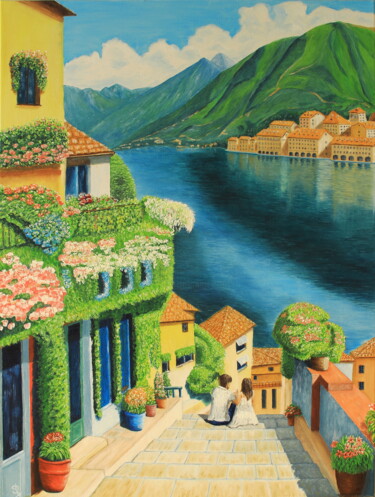 Painting titled "IT`S JOY" by Serge Ra, Original Artwork, Oil