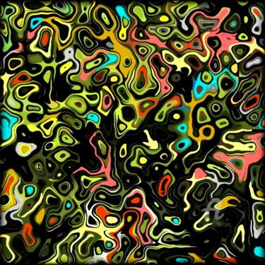 数字艺术 标题为“VARIATION "20"” 由Christa Kloß, 原创艺术品, 数字油画
