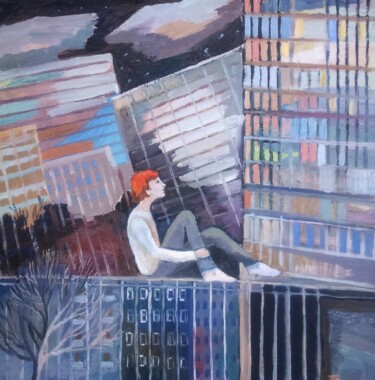 "The fragility of existence" Peinture intitulée ""The fragility of e…" par Tatiana Bykova, Œuvre d'art originale, Huile