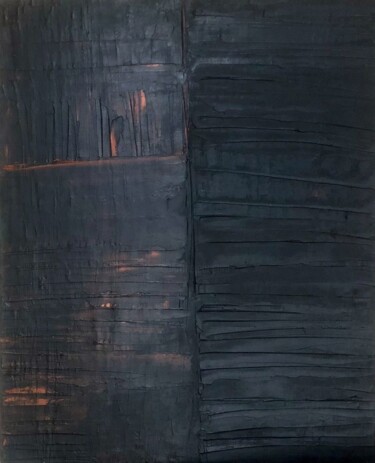 Black Light Painting titled "Black Light" by Marina Gorbachova, Original Artwork, Oil